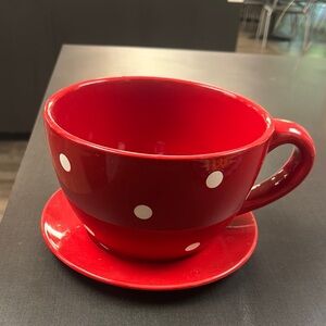 The Spring Shop Red and White Polka Dot Decor Accents
